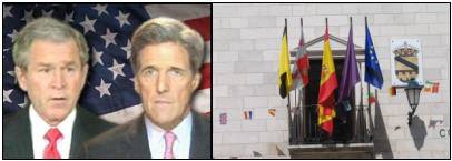 Bush y Kerry hacen campa&ntilde;a por el vino en Santa Mar&iacute;a